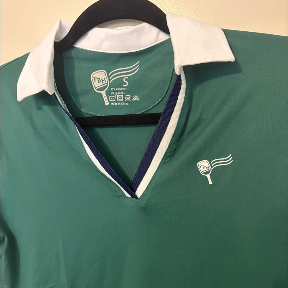 Women's Retro Pickleball Polo Performance Shirt Small NWT - Picture 4 of 8